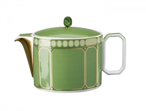 Rosenthal x Swarovski Signum Fern Green Teapot / Large - 45 oz.