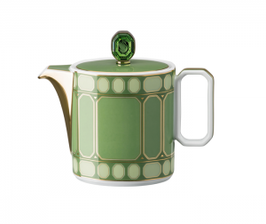 Rosenthal x Swarovski Signum Fern Green Creamer w/ Lid