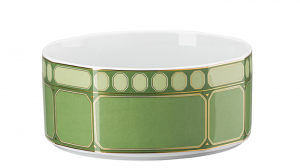 Rosenthal x Swarovski Signum Fern Green Cereal Bowl - 20 oz.