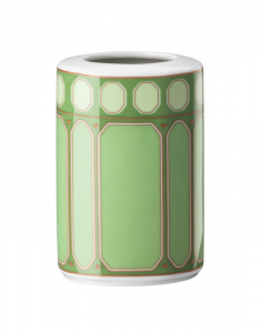 Rosenthal x Swarovski Signum Fern Green Vase - 3"