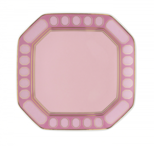 Rosenthal x Swarovski Signum Rose Pink Dish - 4.5"