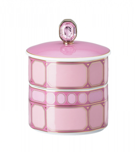 Rosenthal x Swarovski Signum Rose Pink Box - 3 Piece Set