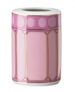 Rosenthal x Swarovski Signum Rose Pink Vase - 6"