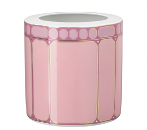 Rosenthal x Swarovski Signum Rose Pink Vase - 6.5"