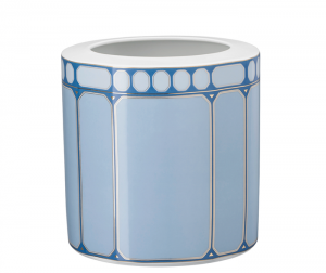 Rosenthal x Swarovski Signum Azure Blue Vase - 6.5"