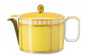 Rosenthal x Swarovski Signum Jonquil Yellow Teapot / Small -25oz.