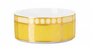 Rosenthal x Swarovski Signum Jonquil Yellow Cereal Bowl - 20 oz.