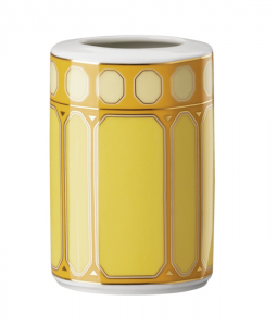 Rosenthal x Swarovski Signum Jonquil Yellow Vase - 3"