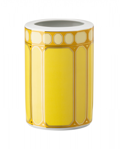 Rosenthal x Swarovski Signum Jonquil Yellow Vase - 6"
