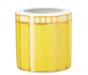 Rosenthal x Swarovski Signum Jonquil Yellow Vase - 6.5"