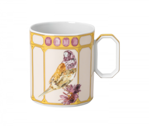 Rosenthal x Swarovski Idyllia Mug / Finch Yellow - 13 oz.