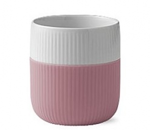 Royal Copenhagen Fluted Contrast Mug - Rose