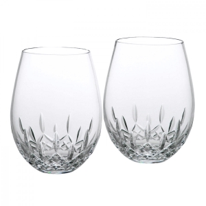 Waterford Lismore Essence Stemless Deep Red Wine  - Set 2