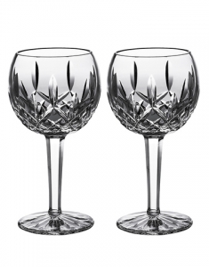 Waterford Lismore Balloon Wine / Pair - 8 oz.