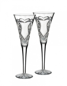Waterford Wedding Toasting Flute -Pair