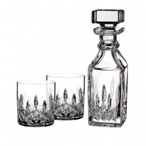 Waterford Connoisseur Lismore Square Decanter & Tumbler - Set 2