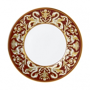 Wedgwood Renaissance Red Florentine Accent Plate - 9"