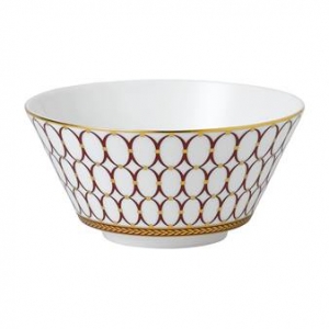 Wedgwood Renaissance Red Cereal Bowl - 5.6"