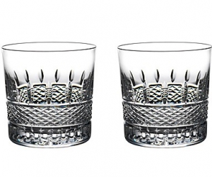Waterford Mastercraft Irish Lace Tumbler - Set of 2