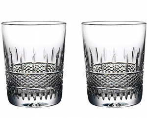 Waterford Irish Lace Mastercraft Double Old Fashioned - Set of 2