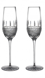 Waterford Irish Lace Mastercraft Flute - Set of 2