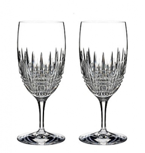 Waterford Lismore Diamond Essence Iced Beverage / Set 2 - 19 oz.