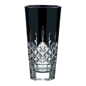 Waterford Lismore Black Vase - 10"