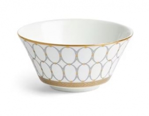 Wedgwood Renaissance Grey Rice Bowl - 4.3"