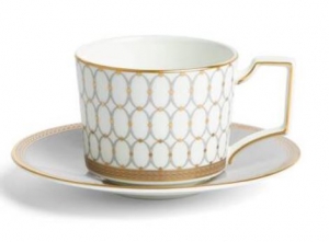 Wedgwood Renaissance Grey Teacup & Saucer
