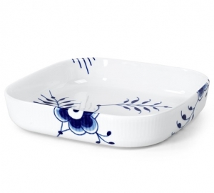 Royal Copenhagen Blue Fluted Mega Ovenware Square Dish - 9.8"