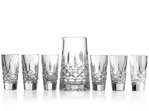 Waterford Lismore Pitcher & Shot Glass