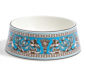 Wedgwood Florentine Turquoise Pet Bowl - 6.6"