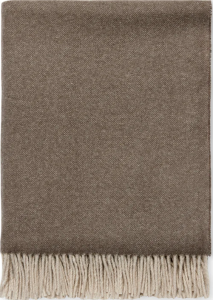 Sferra Renna Cashmere Throw - Walnut