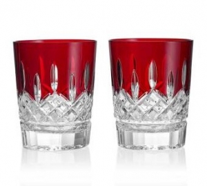 Waterford Crystal Lismore Red DOF - Set of 2