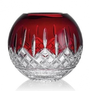 Waterford Crystal Lismore Red Rose Bowl - 8"