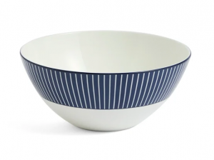 Wedgwood Gio Pinstripe Blue Cereal Bowl - 6.34"