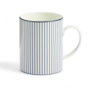 Wedgwood Gio Pinstripe White Mug -11.3 oz.