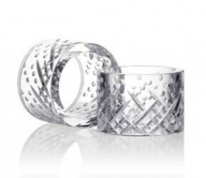 Waterford Crystal Celebration Napkin Rings - Set 2