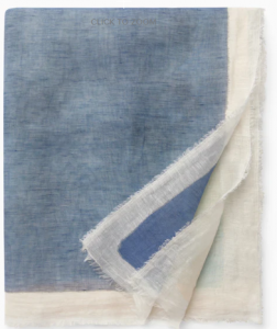 SFERRA Pitura Navy/Aqua Throw