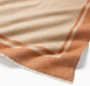 Sferra Viletta Sand/Rust Throw