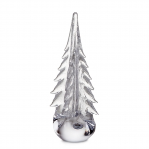 Simon Pearce Crackle Four-Sided Evergreen - 12"