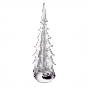 Simon Pearce Crackle Four-Sided Evergreen - 16"
