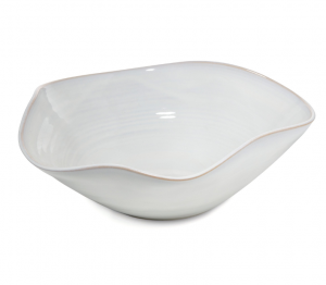 Simon Pearce Somerset Centerpiece Bowl - Cloud