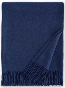 Sferra Dorsey Cashmere Throw - Midnight