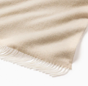 Sferra Cervino Beige Throw