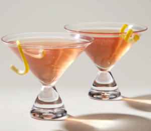 Simon Pearce Westport Stemless Martini Glass  - Set of 2