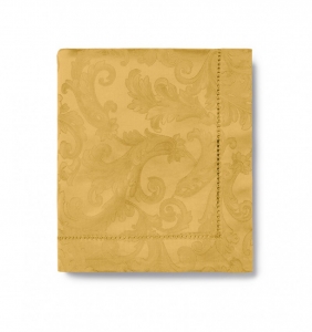 Sferra Acanthus - Gold Oblong Tablecloth - 70 X 108