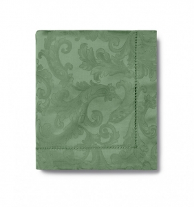 Sferra Acanthus - Sage Oblong Tablecloth - 70 X 126
