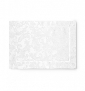 Sferra Acanthus - White Oblong Placemats - 14X20 / Set 4