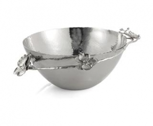 White Orchid Bowl - Medium